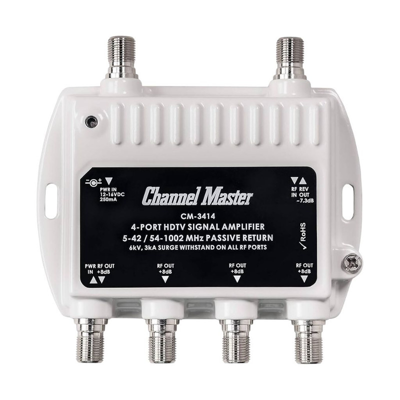Distribuidor de señal 4-Sport rf HDTV Signal Amplifier CM-3414