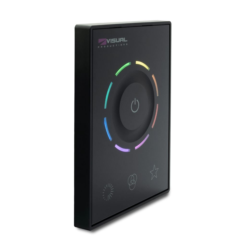 Wall-mount RGBW DMX controller
