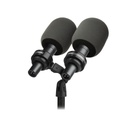 Kit de montaje en podio y micrófonos duales Shure SM57