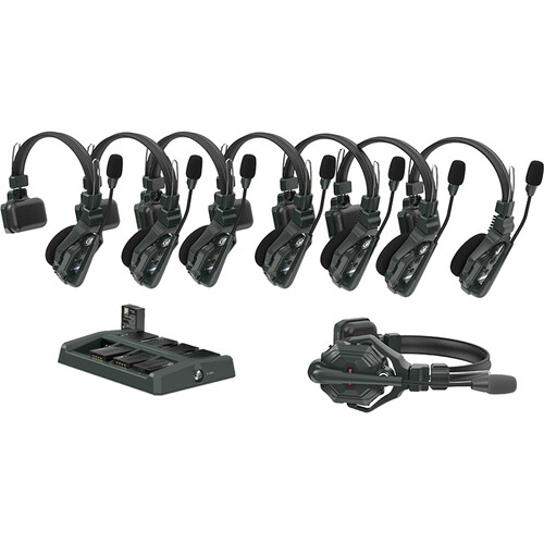 [HL-SOLIDCOM C1-8S] Intercom DECT inalámbrico Hollyland Solidcom C1-8S dúplex completo con 8 auriculares (1,9 GHz)