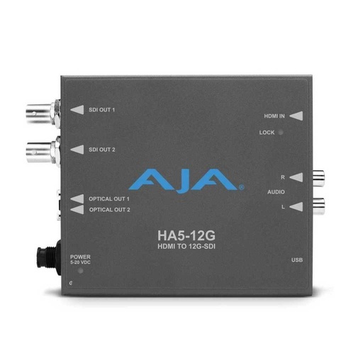 [HA5-12G-T] Convertidor HDMI 2.0 a 12G-SDI con modulo de fibra