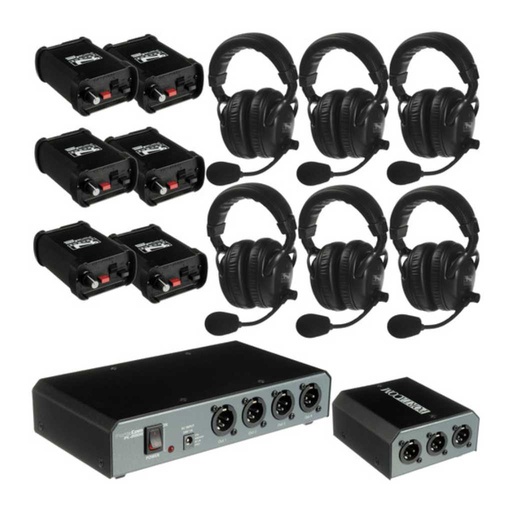 [COM-60FC-D] Intercom PortaCom COM-60FC De 6 Estaciones Y 2 Canales