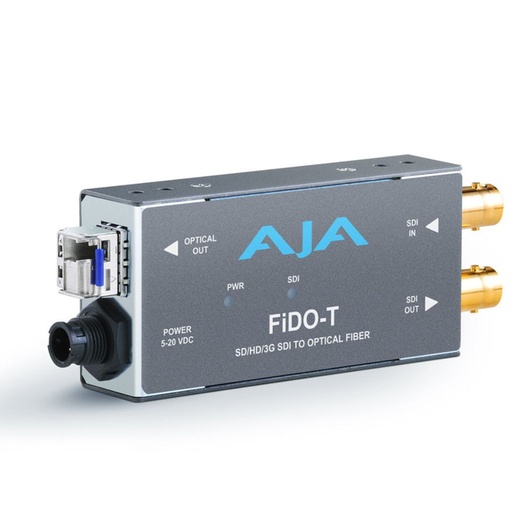 [FIDO-T] Convertidor de 3G-SDI a Fibra LC de un Canal - AJA FIDO T