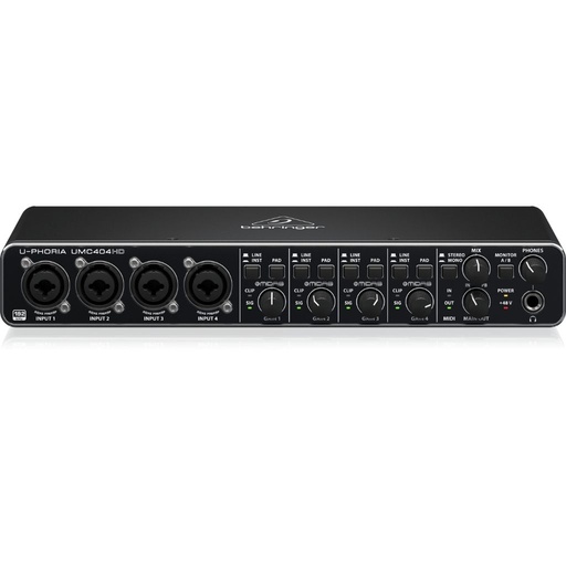 [UMC404HD] Behringer U-Phoria UMC404HD USB Audio Interface