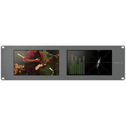 [HDL-SMTWSCOPEDUO4K2] Monitor SmartScope Duo 4K Rack-Mounted Dual 6G-SDI Monitors Blackmagic Design
