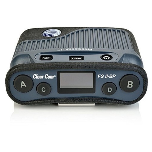 [FSII-BP19-X4-US] BeltPack para FreeSpeak II  FSII-BP19-X4-US 1.9GHz Digital Wireless Intercom  with XLR 4 Pin Male Clear-Com