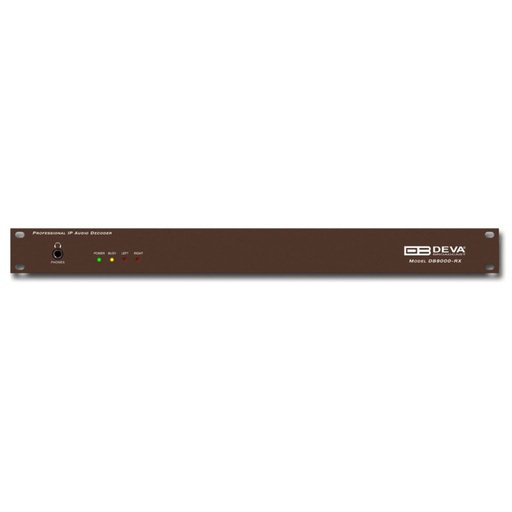 [DB9000-RX] Decodificador IP de audio estéreo con RDS y módulo codificador
