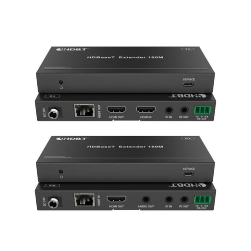 [DVDO-XTEND-PAIR150] Extensor HDMI DVDO 4K60 a través de HDBaseT, conjunto de transmisión/recepción (394')