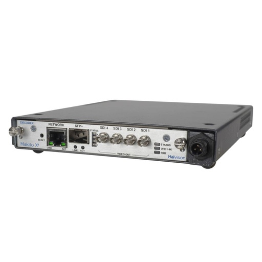 [S-MX4D-SDI4] Decoder HAIVISION Makito X4 SDI  - HEVC/H.265 & AVC/H.264 IP Video Decoder – Quad channel 3G/HD/SD-SDI