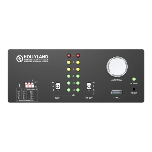 [HL-2/4 WIRE CONVERTER] Convertidor para Intercom Systems Hollyland 2/4 Wire