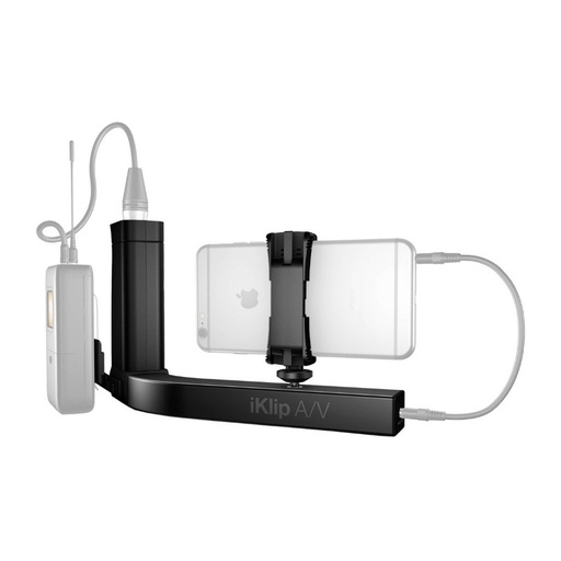 [IP-IKLIP-AV-IN] Soporte para Celular A/V Smartphone Grip with Integrated Mic Preamp iKlip