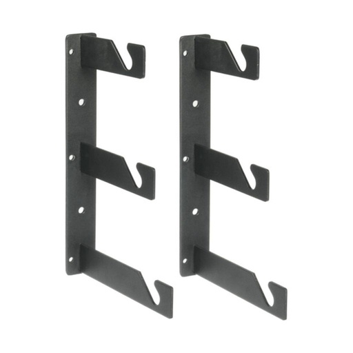 [VPD-H3W] Soporte de pared para papel Impact Background Triple Hooks - Pair (Black)