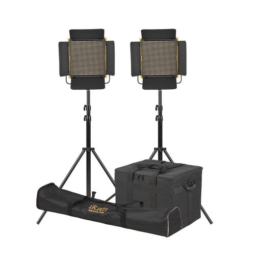 [OYB10-2PT-KIT] Luces Onyx 1 x 1 Bi-Color LED 2-Point Light Kit Ikan