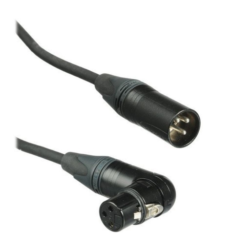 [B00ASWGB3U
] Kopul Premium Performance 3000 Series Neutrik XLR M to Angled XLR F Microphone Cable (1.5', Black)