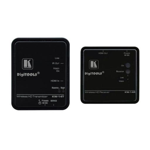 [KW-14] Kit de transmisor y receptor inalámbrico Kramer HD