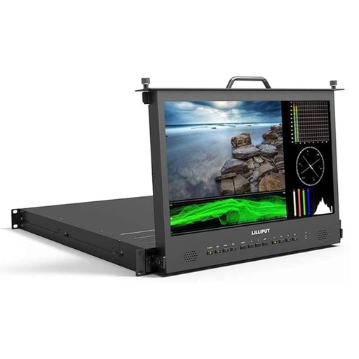 [RM-1730/S] Monitor extraíble para montaje en bastidor  Lilliput RM-1730S Full HD 3G-SDI / HDMI de 17,3 "(1 RU)