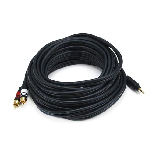 [5601] Cable Monoprice 3.5mm a RCA Macho de 25FT