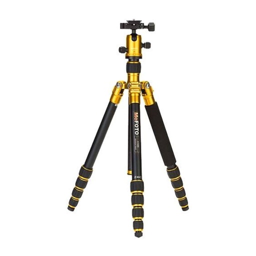 [A1350Q1Y] Kit de tripode MeFOTO RoadTrip Aluminum Travel Tripod Kit (Yellow)