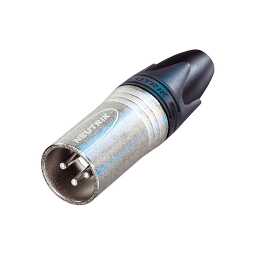 [NC3MXX] Conector Neutrik NC3MXX Male 3-Pin XLR Connector