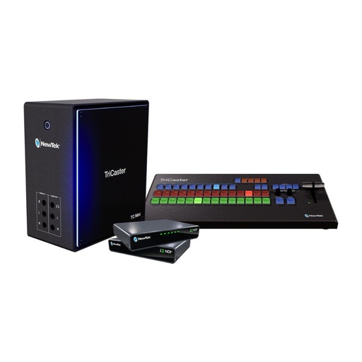 [BDL-000000003] Switcher de video 4k NDI TriCaster Mini 4K|NDI Base Bundle with Control Surface NewTek