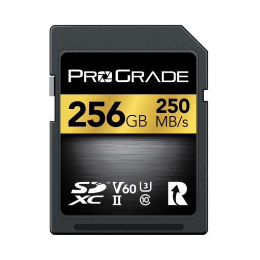 [PGSD256GBKBH] Tarjeta de memoria SDXC UHS-II ProGrade Digital de 256 GB