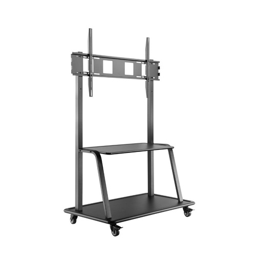 [QIT-STAND-G] Stand móvil QOMO con estante intermedio para pantallas de 37-100 "