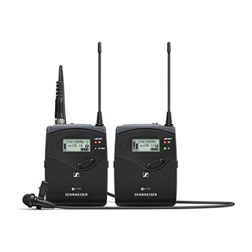 [EW 112P G4-G] Micrófono Inalámbrico Sennheiser Para Montaje En Cámara Con ME 2-II Lavalier Mic G: (566 to 608 MHz)