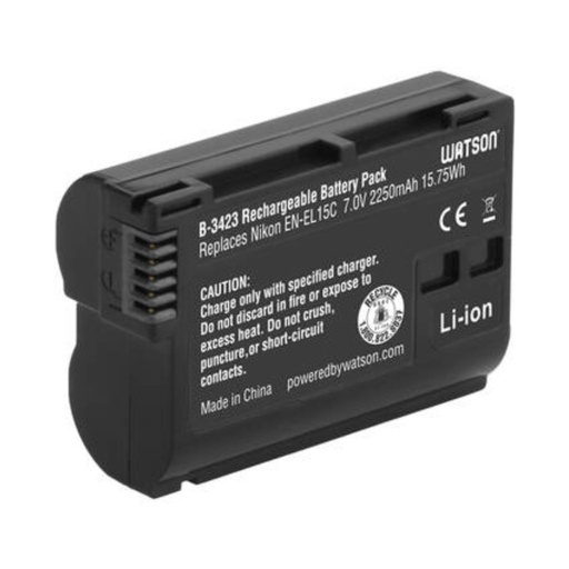 [B-3410-2] Bateria Watson EN-EL15 Lithium-Ion Battery Pack (7.0V, 1900mAh)