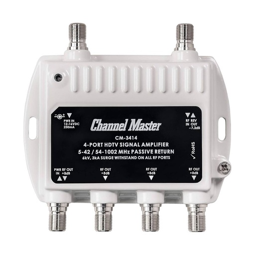 [CM-3414] Distribuidor de señal 4-Sport rf HDTV Signal Amplifier CM-3414